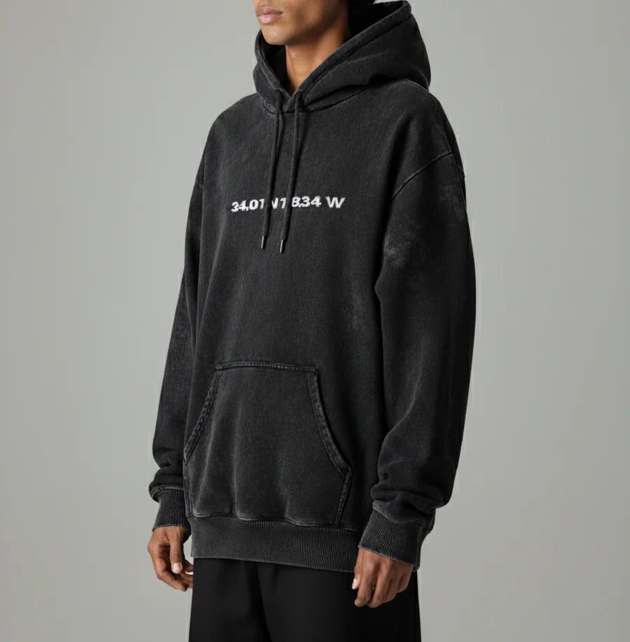 Unisex Paradise Acid Washed Hoodie