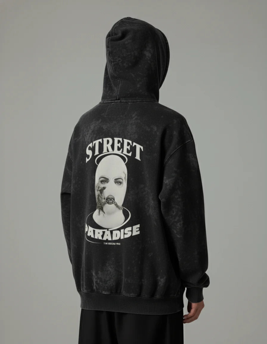 Unisex Paradise Acid Washed Hoodie